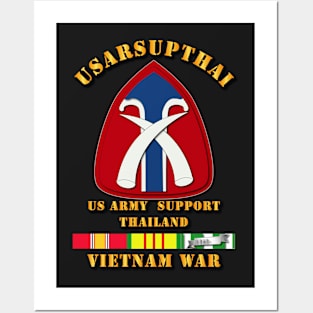 USARSUPTHAI w VN Svc Ribbons Posters and Art